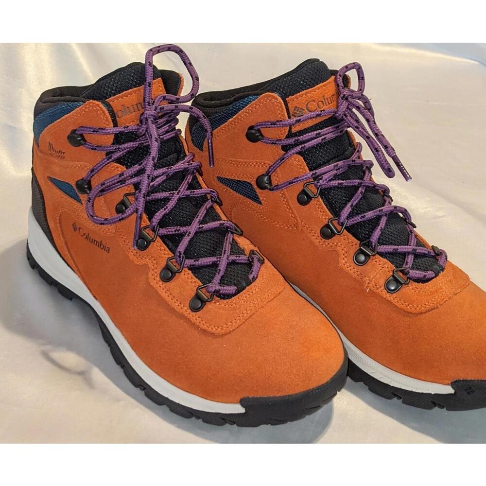 Columbia Womens Newton Ridge Plus Waterproof Amped Hiking Boots Size 10W Cedar